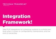 TechniaTranscat Integration Framework