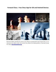 Forward Chess - Free Chess App for iOS and Android Devices