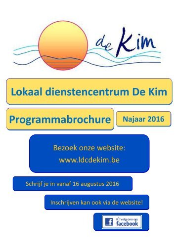 Programmabrochure najaar 2016