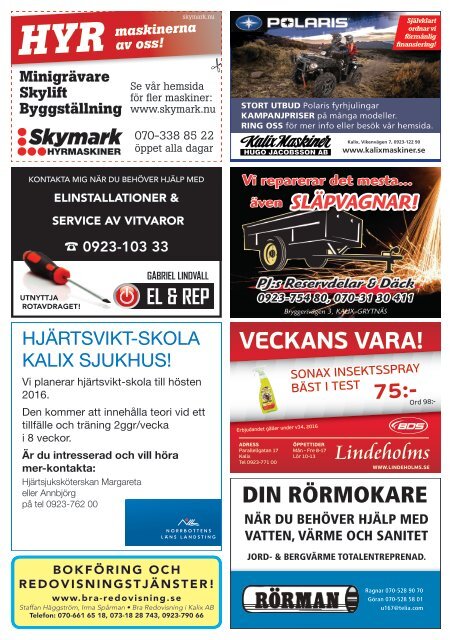 ReklamGuiden Kalix v34 -16 (22/8-28/8)
