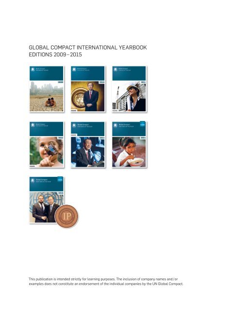 Global Compact International Yearbook 2016