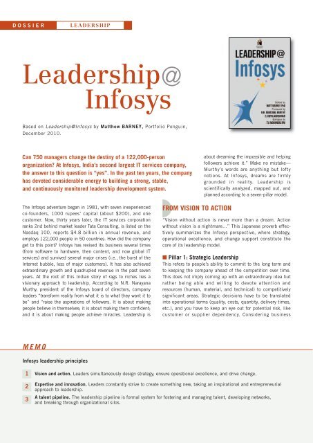 Leadership@Infosys - Business Digest