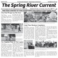 Spring River Current Issue #12 August 16, 2016