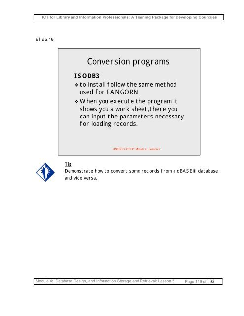 Database design, and information storage and retrieval