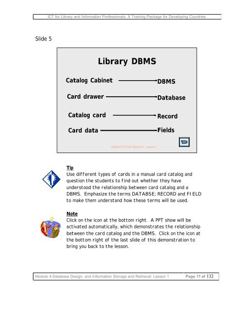 Database design, and information storage and retrieval