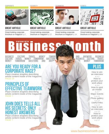 Business Week Corporate Magazine
