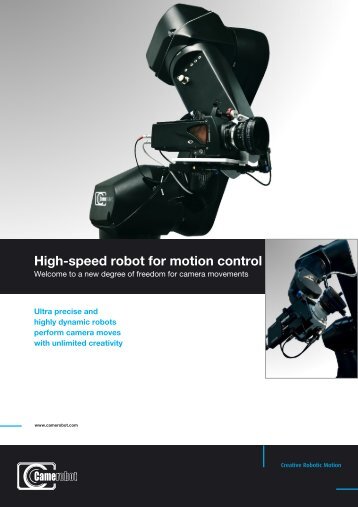 High-speed robot for motion control