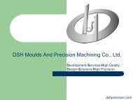 Annual report-DSH moulds and machining
