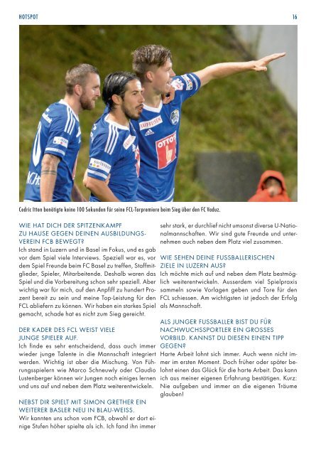 FC LUZERN Matchzytig N°3 16/17 (RSL 5)