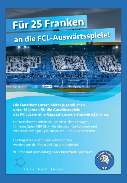 FC LUZERN Matchzytig N°3 16/17 (RSL 5)