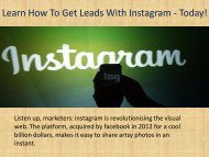 Instagram marketing experts