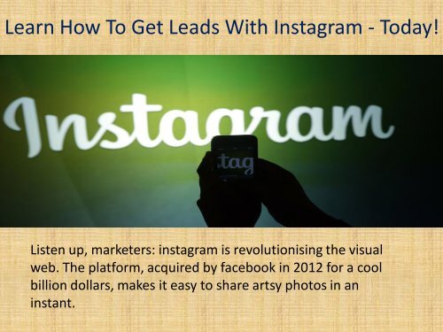 Instagram marketing experts