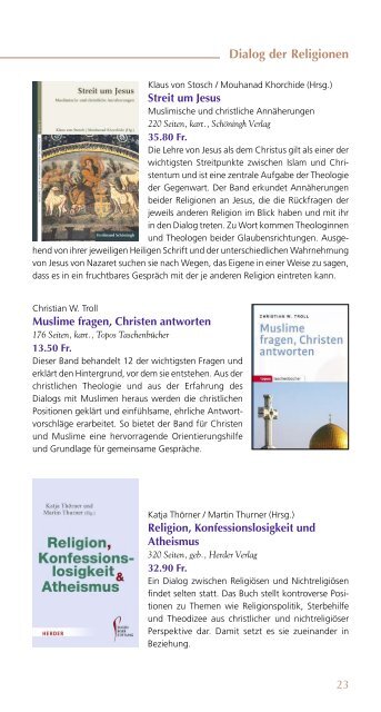 Theologie und Religion heute