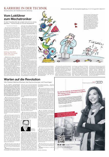 KARRIERE IN DER TECHNIK - Süddeutsche.de