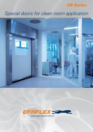 Special doors for clean room application - EFAFLEX Tor