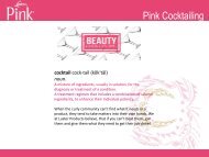 Pink Cocktailing Guide