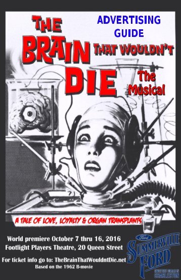 The Brain That Wouldn't Die - Advertising Guide