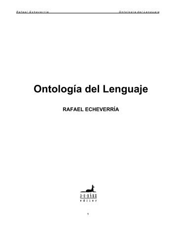 Rafael Echeverría - Ontología del Lenguaje