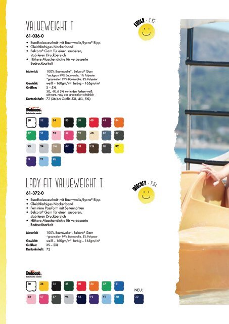 Fruit of the Loom Katalog 2016