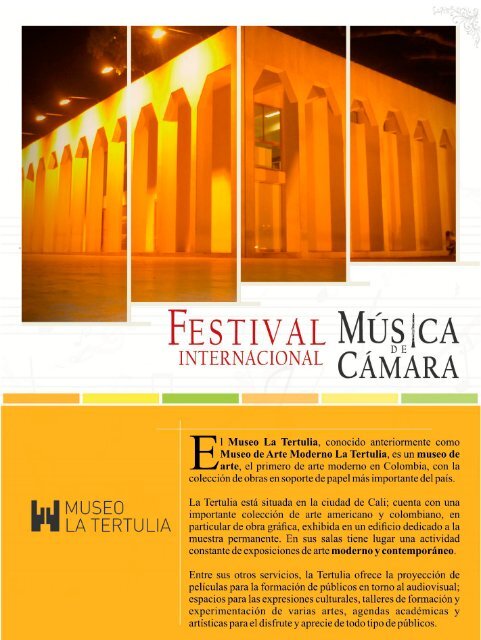 REVISTA VIRTUAL FESTIVAL INTERNACIONAL DE MÚSICA DE CÁMARA H.R.