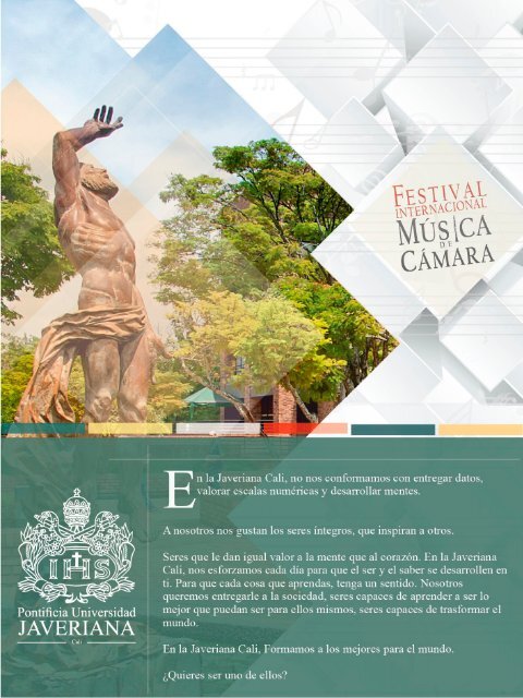 REVISTA VIRTUAL FESTIVAL INTERNACIONAL DE MÚSICA DE CÁMARA H.R.