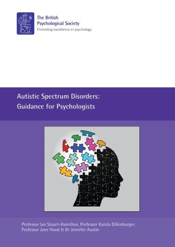 Autistic Spectrum Disorders Guidance for Psychologists