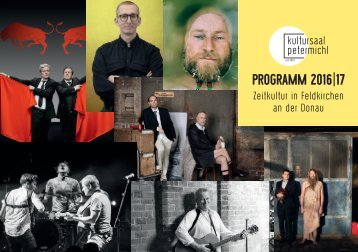 Programm Kultursaal Petermich 2016/17