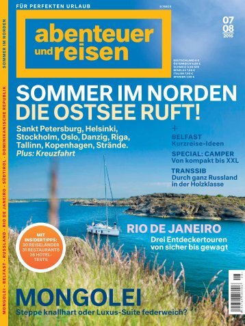 Leseprobe abenteuer und reisen #8 Sommer im Norden