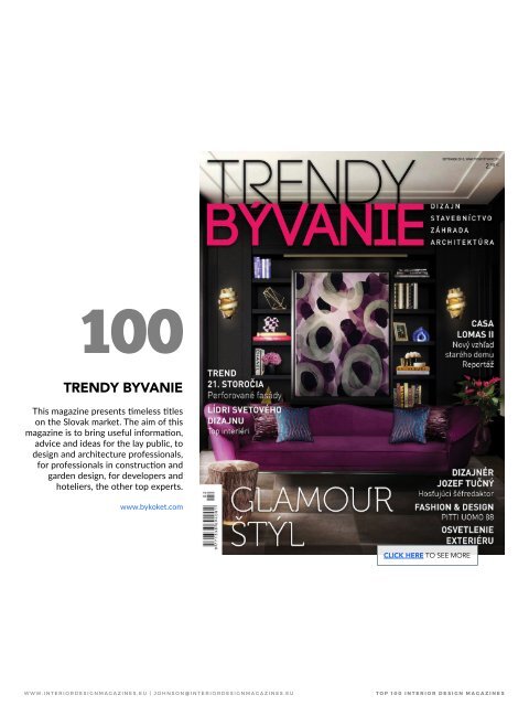 Top 100 Interior Design Magazines