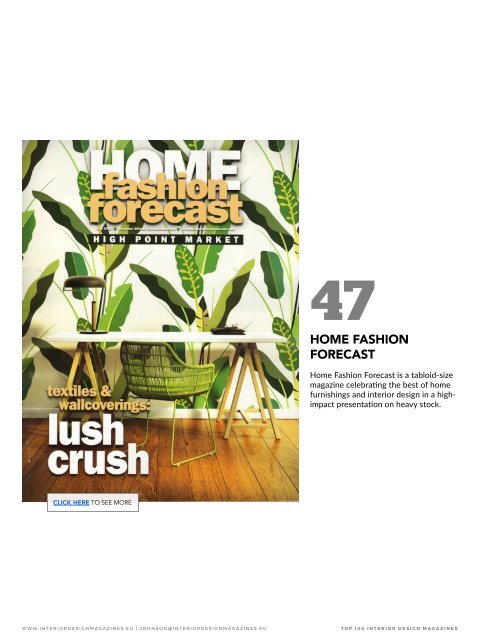 Top 100 Interior Design Magazines