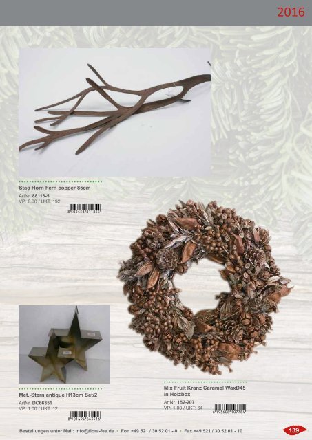Katalog Weihnachten 2016 | Flora Fee