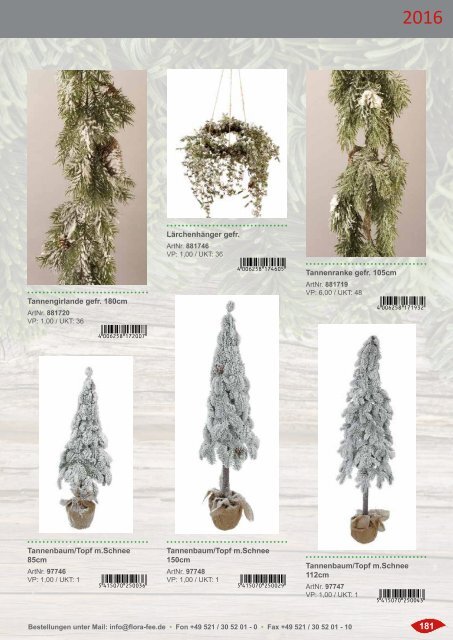 Katalog Weihnachten 2016 | Flora Fee