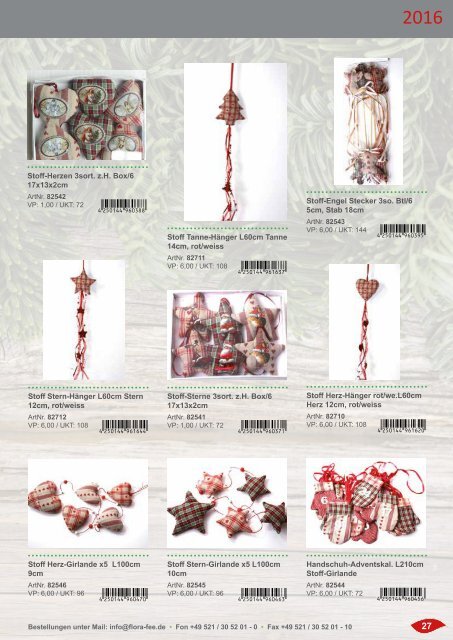 Katalog Weihnachten 2016 | Flora Fee