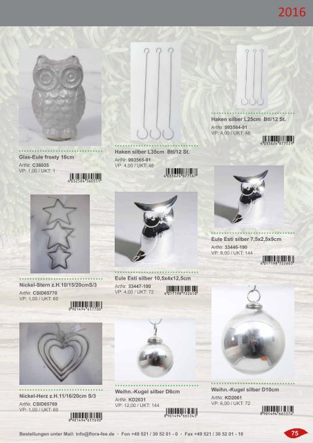 Katalog Weihnachten 2016 | Flora Fee