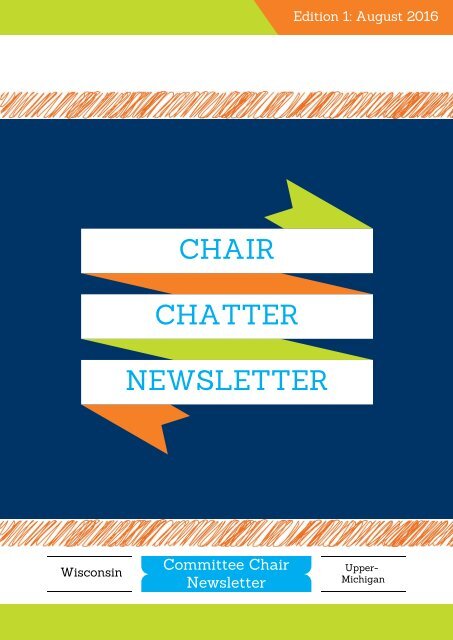 Chair Chatter Newsletter- August 2016