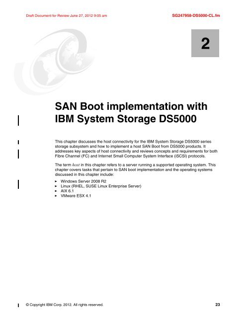 SAN Boot Implementation and Best Practices Guide ... - IBM Redbooks