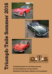 OTS Triumph Teilekatalog 2016