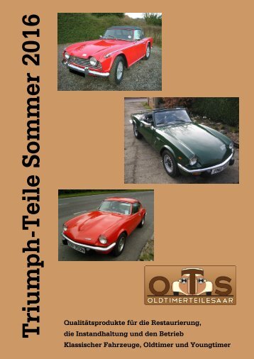 OTS Triumph Teilekatalog 2016