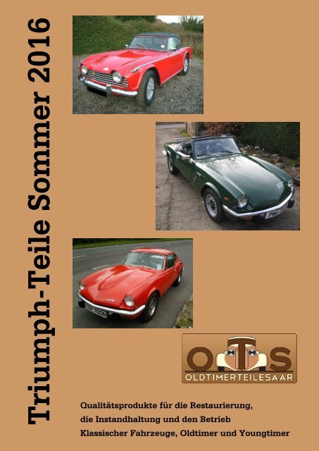 OTS Triumph Teilekatalog 2016