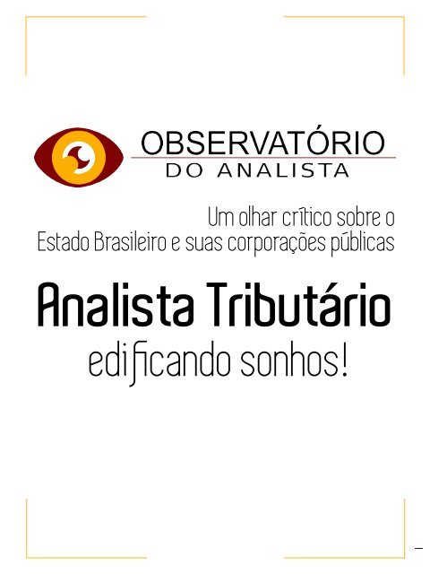 Observatório do Analista em Revista - 6 Edição