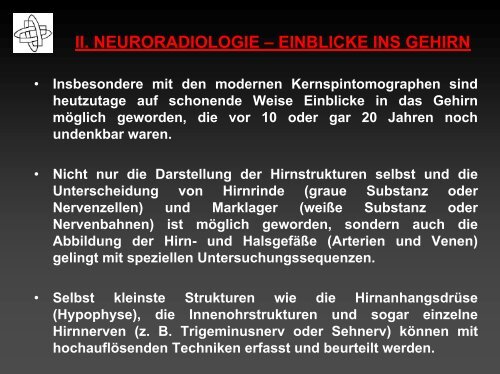 Neuroradiologie – Einblicke Ins Gehirn - Ulmmed