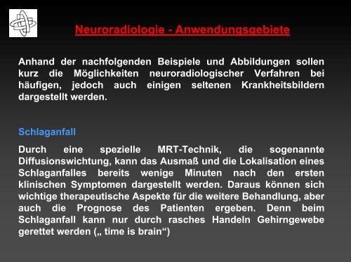 Neuroradiologie – Einblicke Ins Gehirn - Ulmmed