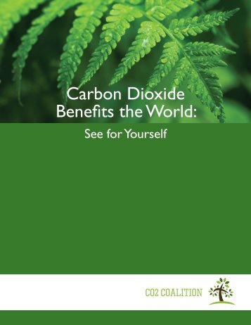 Carbon Dioxide Benefits the World