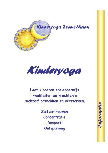 Folder Kinderyoga Zonnemaan - Fitlife