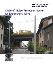 Cisilent Noise Protection System for Expansions Joints