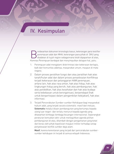 Pelanggaran Hak Perempuan Adat dalam Pengelolaan Kehutanan