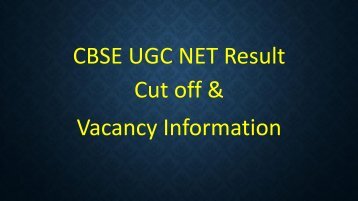 ugc net july 2016 result