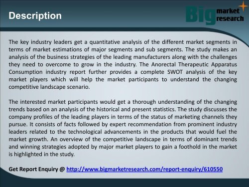 Global Anorectal Therapeutic Apparatus Consumption Industry 2016 Analysis & Demand