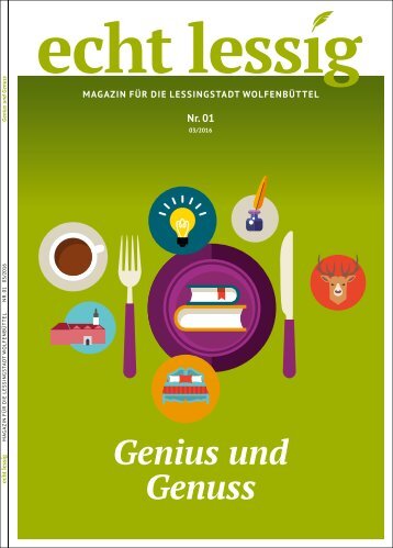 echt lessig Magazin - Ausgabe 1 »Genius und Genuss«