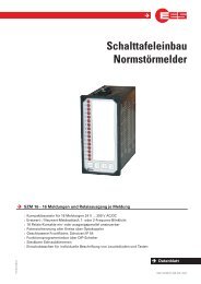 Schalttafeleinbau Normstörmelder - EES Elektra Elektronik GmbH ...